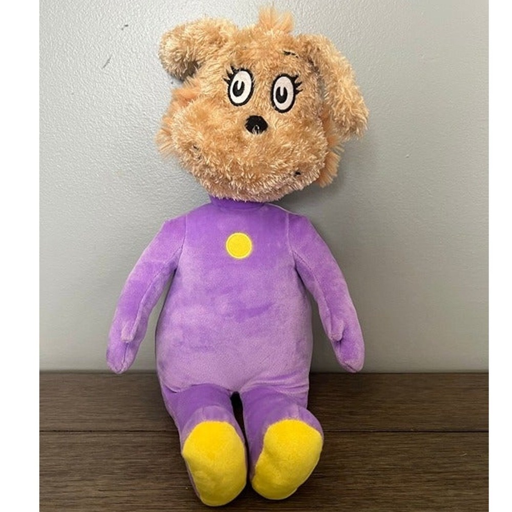 Dr Seuss Sam I Am Plush Kohls Cares Green Eggs and Ham Purple Stuffed Toy 12"